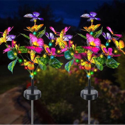 Mariposas con Luces Solares Mariposas con Luces Solares