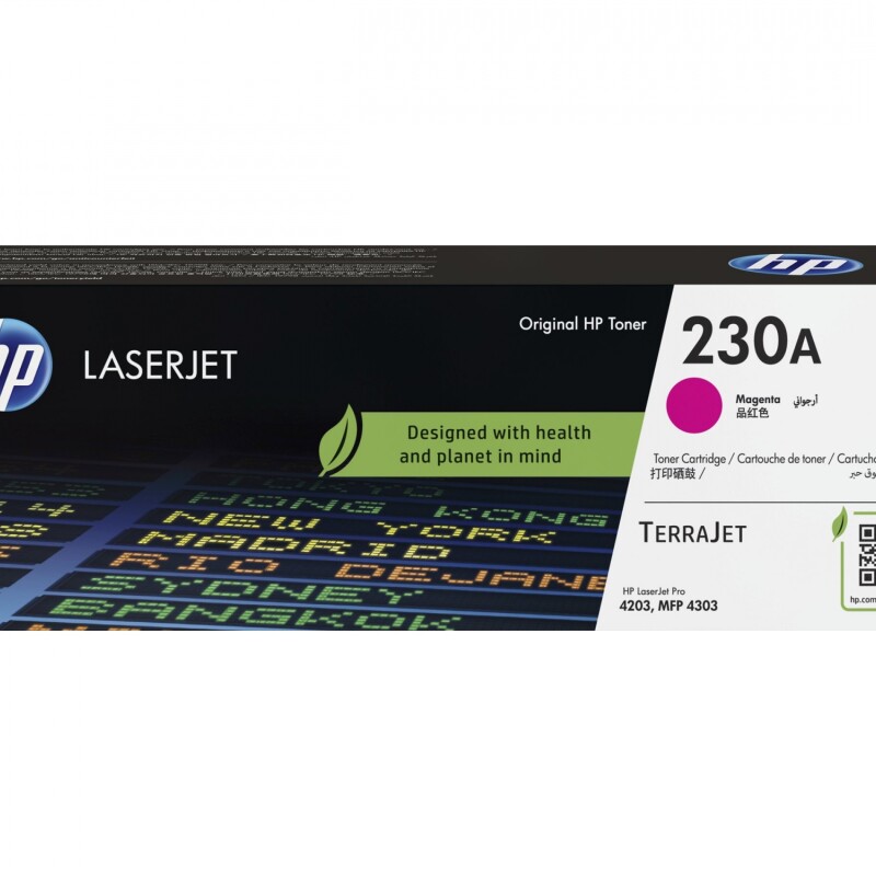 HP 230A - Magenta - original - LaserJet - cartucho de tóner (W2303A) - para Color LaserJet Pro MFP 4301, MFP 4303 HP 230A - Magenta - original - LaserJet - cartucho de tóner (W2303A) - para Color LaserJet Pro MFP 4301, MFP 4303