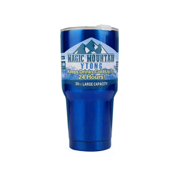 Vaso Térmico Grande 900ml Inox Doble Pared Tapa Hermética Variante Color Azul