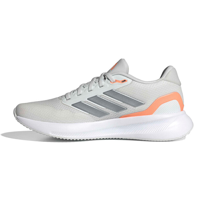 Championes Adidas Runfalcon 5 Mujer Gris Claro-naranja