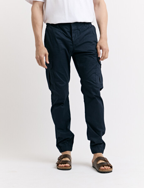 080557 PANTALON HARRINGTON LABEL Azul Oscuro