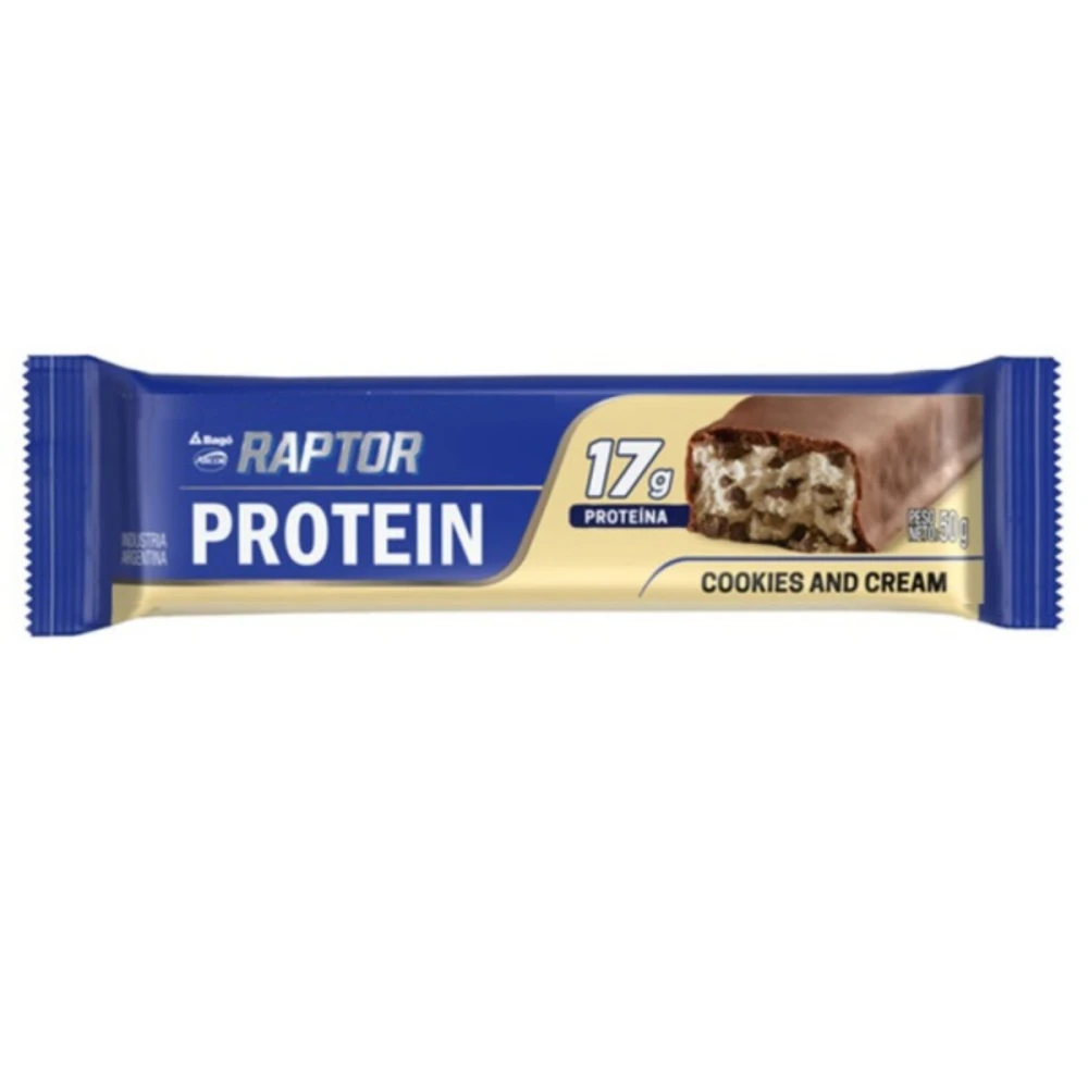 BARRA RAPTOR COOKIES & CREAM UNID. X45GR