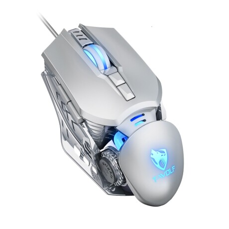 Mouse con Cable Twolf - G530GR GRIS