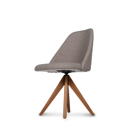 Silla Giratoria Karol 141- Tela Microfibra A6 (Tostado)