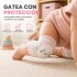 Rodilleras Gateo Bebé X2 Acolchadas Antigolpes C/ Diseños Rosa