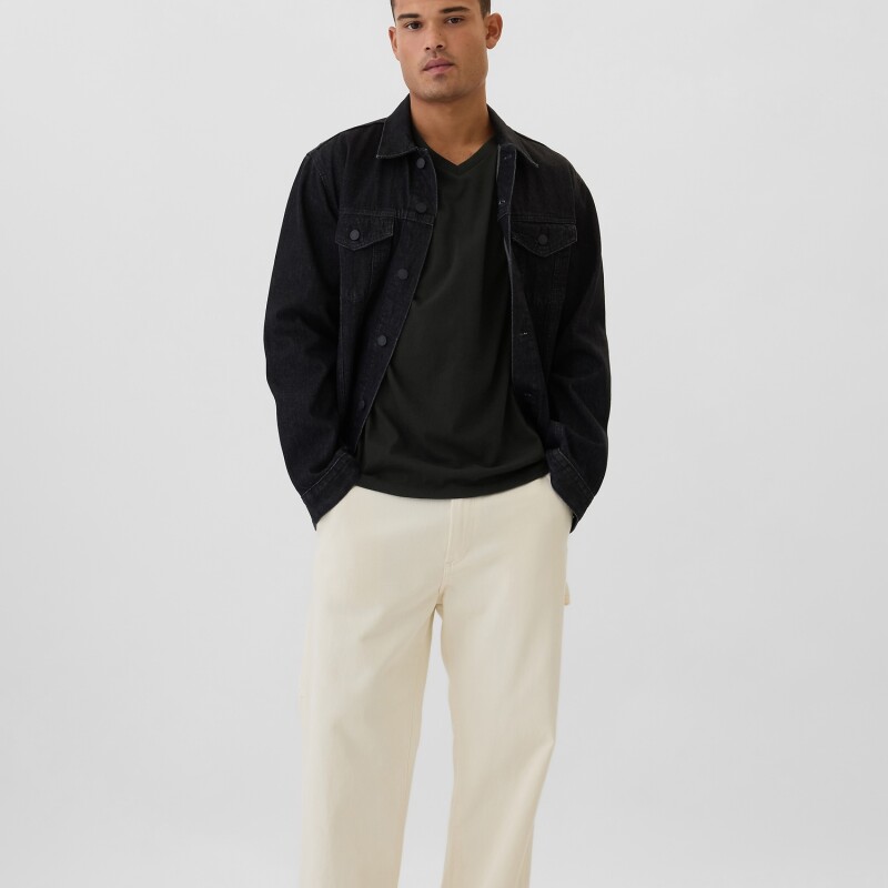V-FRCH EVERYDAY SOFT MICRO LOGO VEE TRUE BLACK V2
