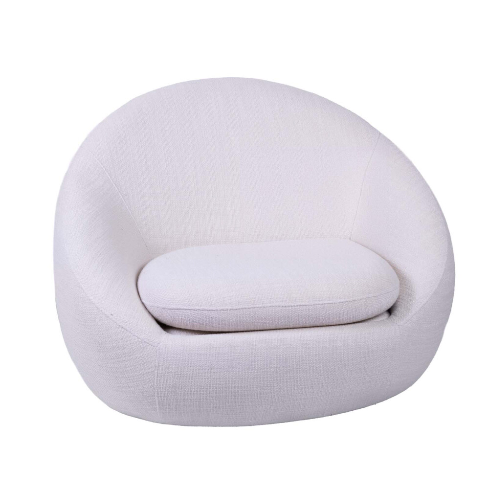 BUTACA GIRATORIA TELA NATURAL-BEIGE OSLO BEIGE