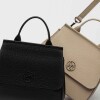 Cartera de Mano Catalana En Cuero Graneado Negro