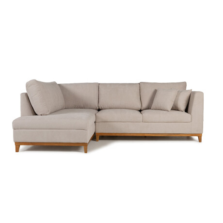 Rinconera Belfast - Tela Microfibra - Chaise izquierdo 2226 (Beige)