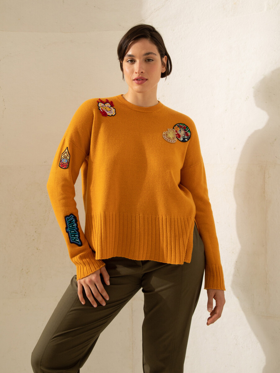 Sweater patch - Mostaza 