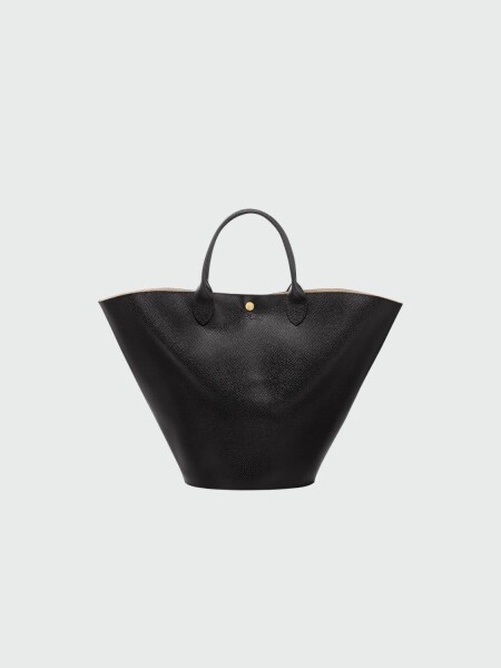 Longchamp- Bolso de cuero XL, Epure Negro