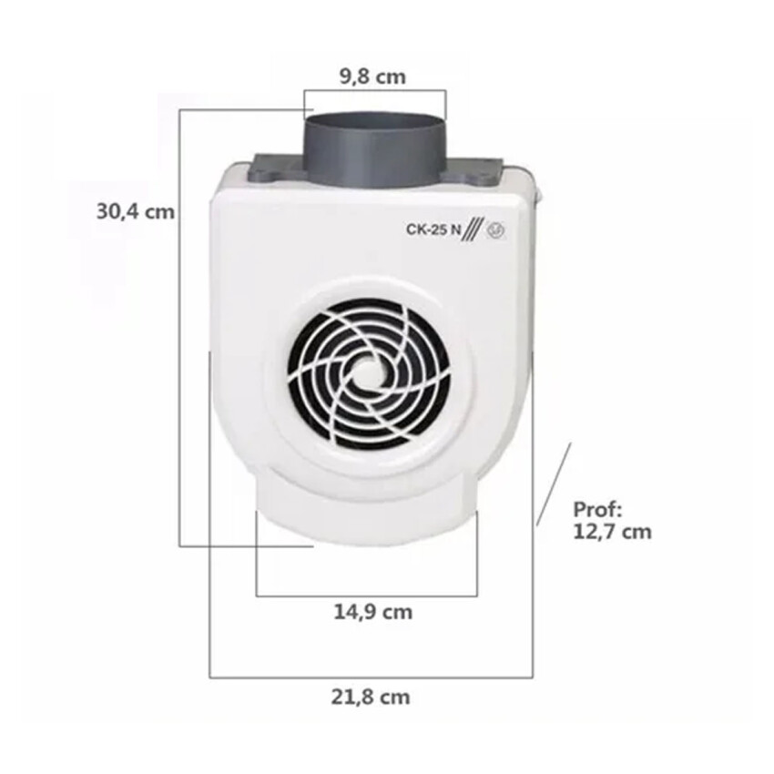 Extractor cocina Soler & Palau CK 25-N Extractor cocina Soler & Palau CK 25-N