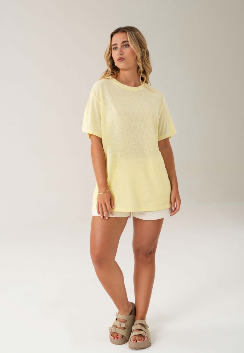 Remera Basic Eterna Amarillo