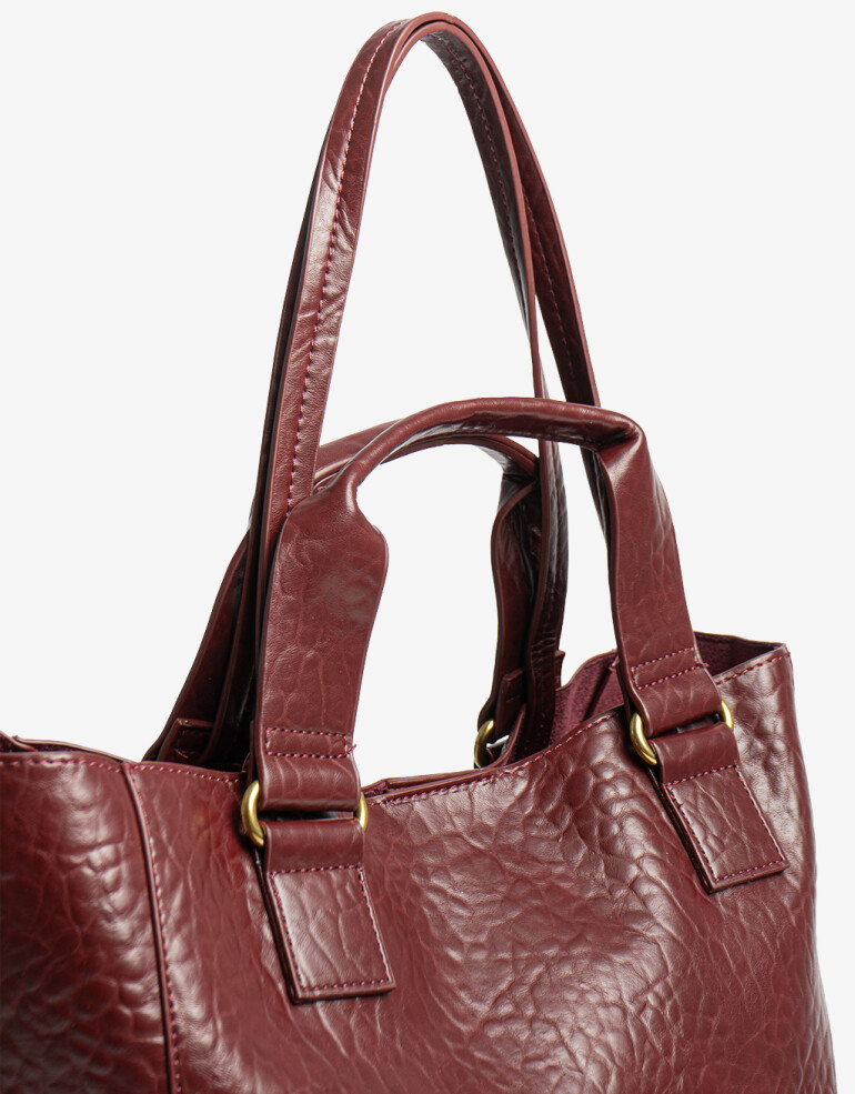 Shopper Isabag Cartera Shopper - Rojo Burdeaux