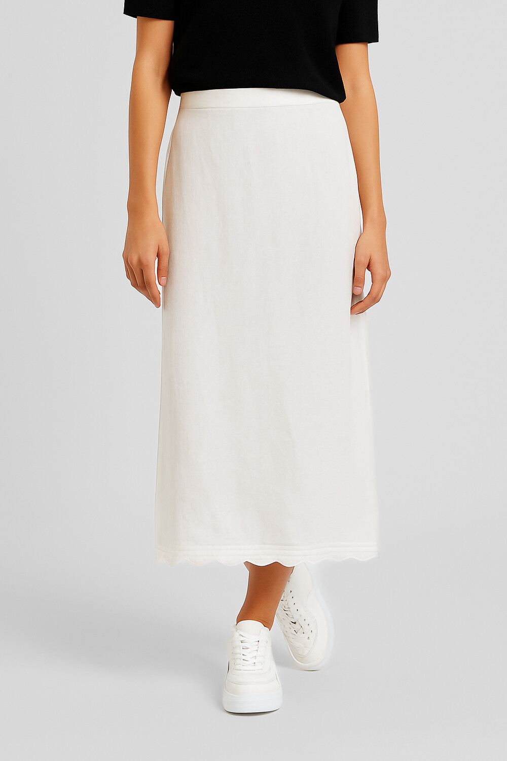 Falda Malachite Blanco