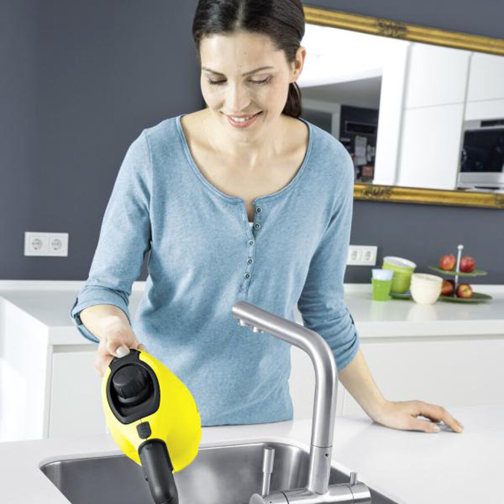 LAVADORA DE VAPOR AMARILLO POLIPROPILENO Y METAL 50213