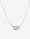 Cadena Corta con Dije Color Collar Con Dije Cubic - Dorado