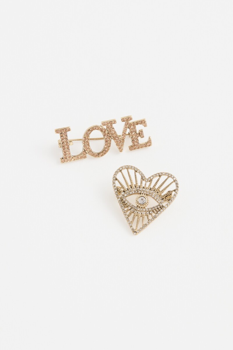 Set Pin Lover Dorado