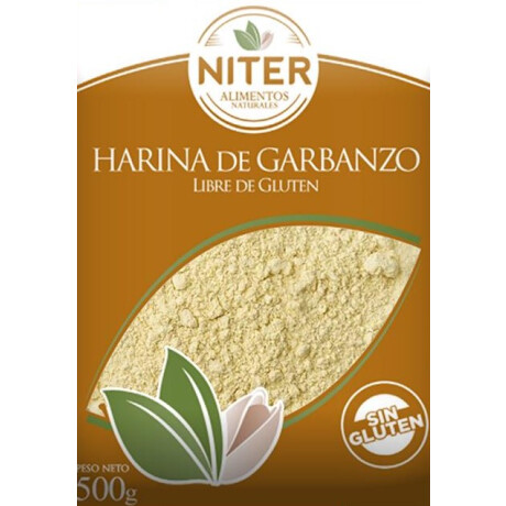 Harina de garbanzo sin gluten 500g NITER Harina de garbanzo sin gluten 500g NITER