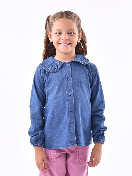 CAMISA JOSEFINA AZUL OSCURO
