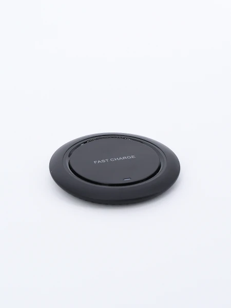 CARGADOR INALÁMBRICO CIRCULAR NEGRO