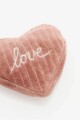 Bolso Heart Velvet Rosa Viejo