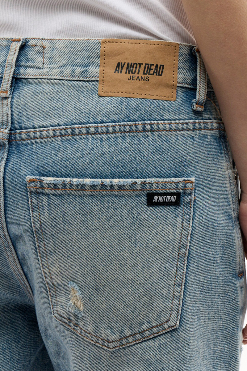 SHORT LOOSE LIGHT BLUE Azul