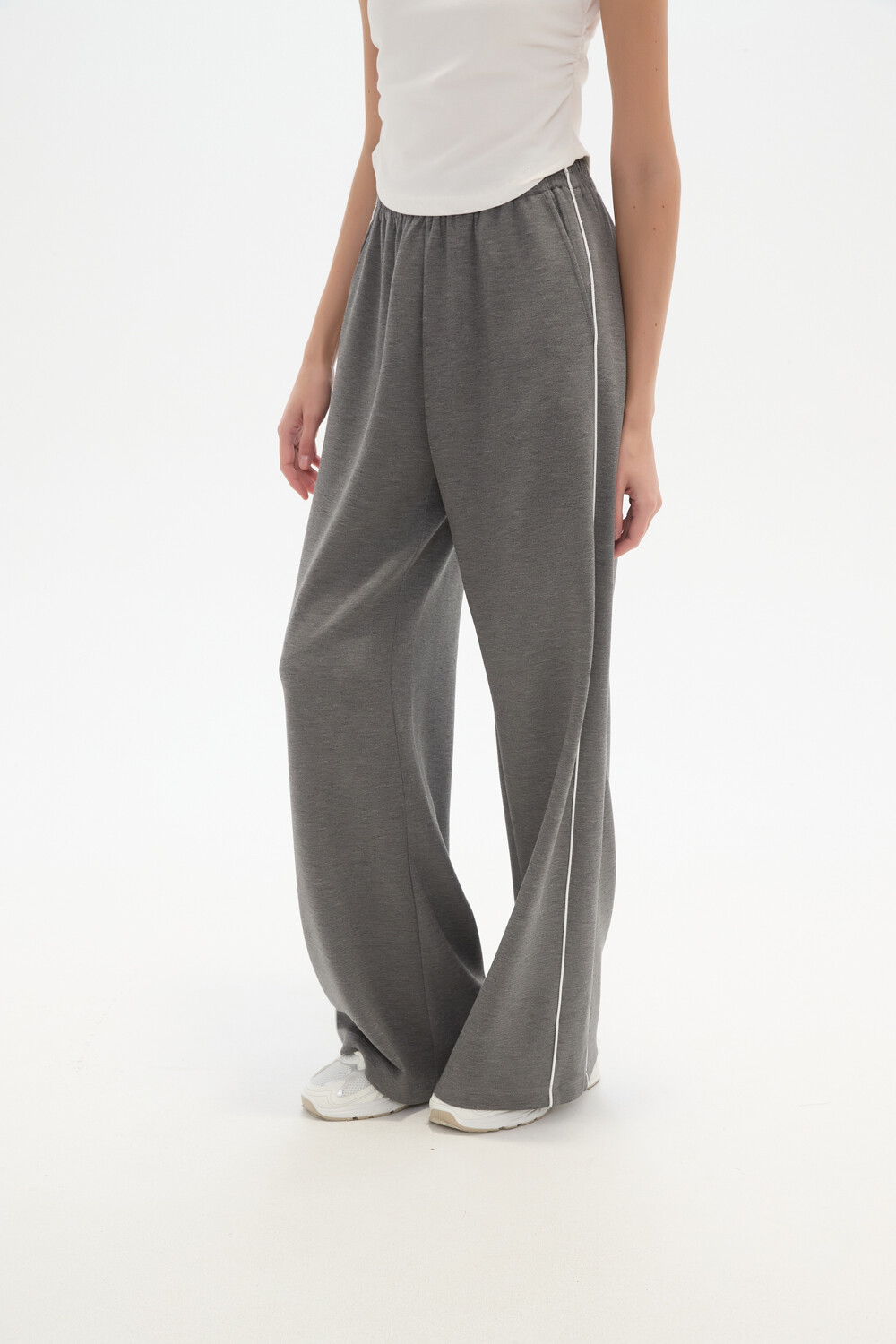 Pantalon Deportivo Bedmar Gris Melange Oscuro