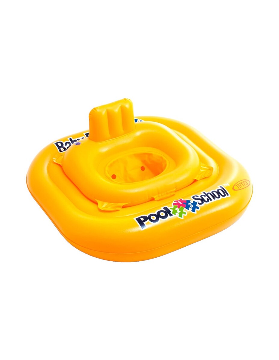 INTEX INFLABLE FLOTADOR PARA BEBE CUADRADO 79 X 79 CMS EDAD 1 A 2 AÑOS 