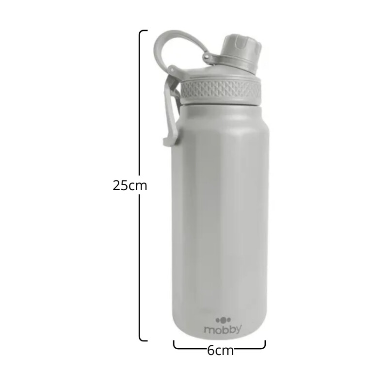 Botella deportiva doble pared 750 ml BLANCO