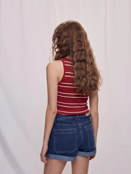 MUSCULOSA D.CASSIN SAMMI ROJO