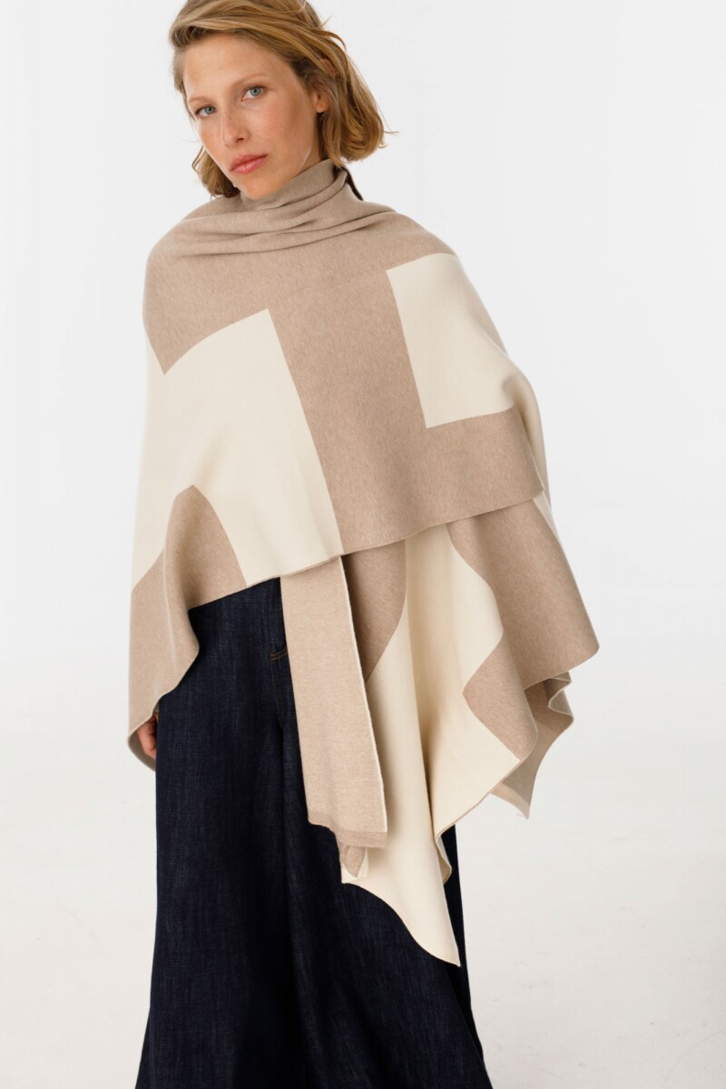Ruana North Crudo/Beige