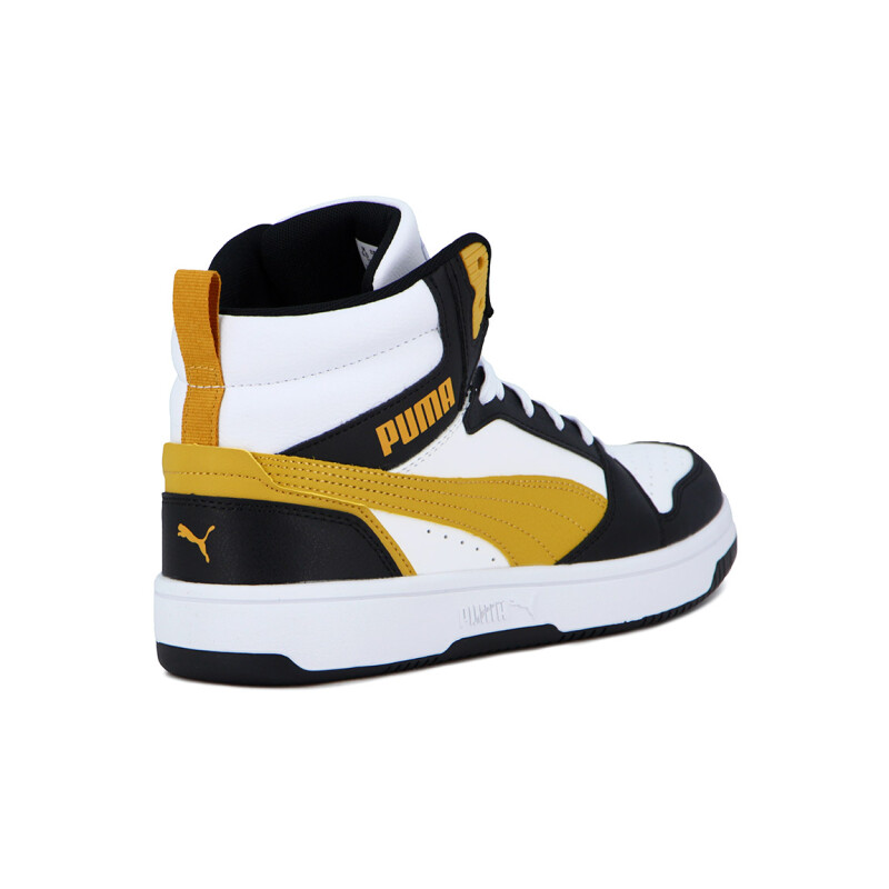 Puma Rebound V6 Blanco-mostaza