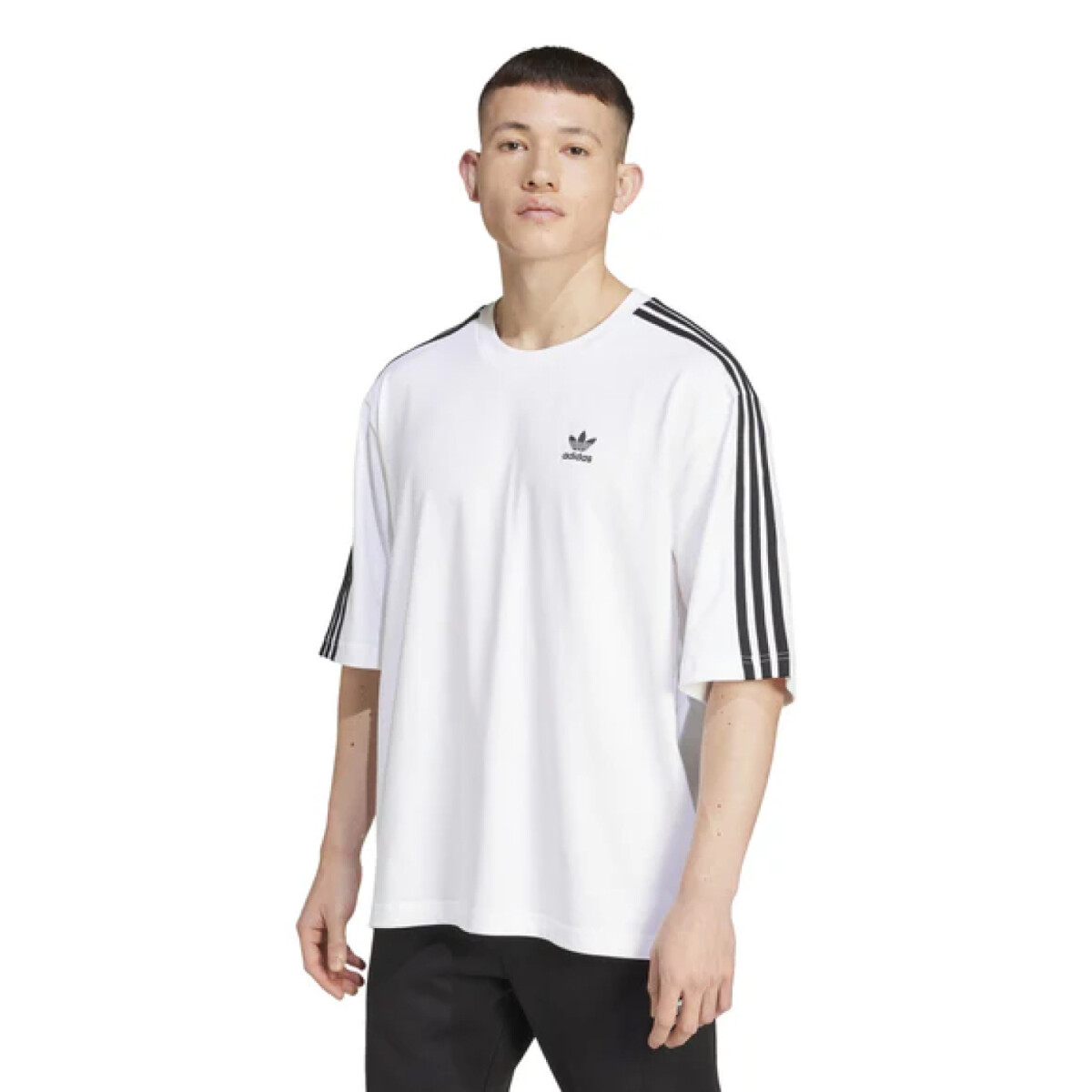 Remera MC Adidas Oversize Tee - Blanco 