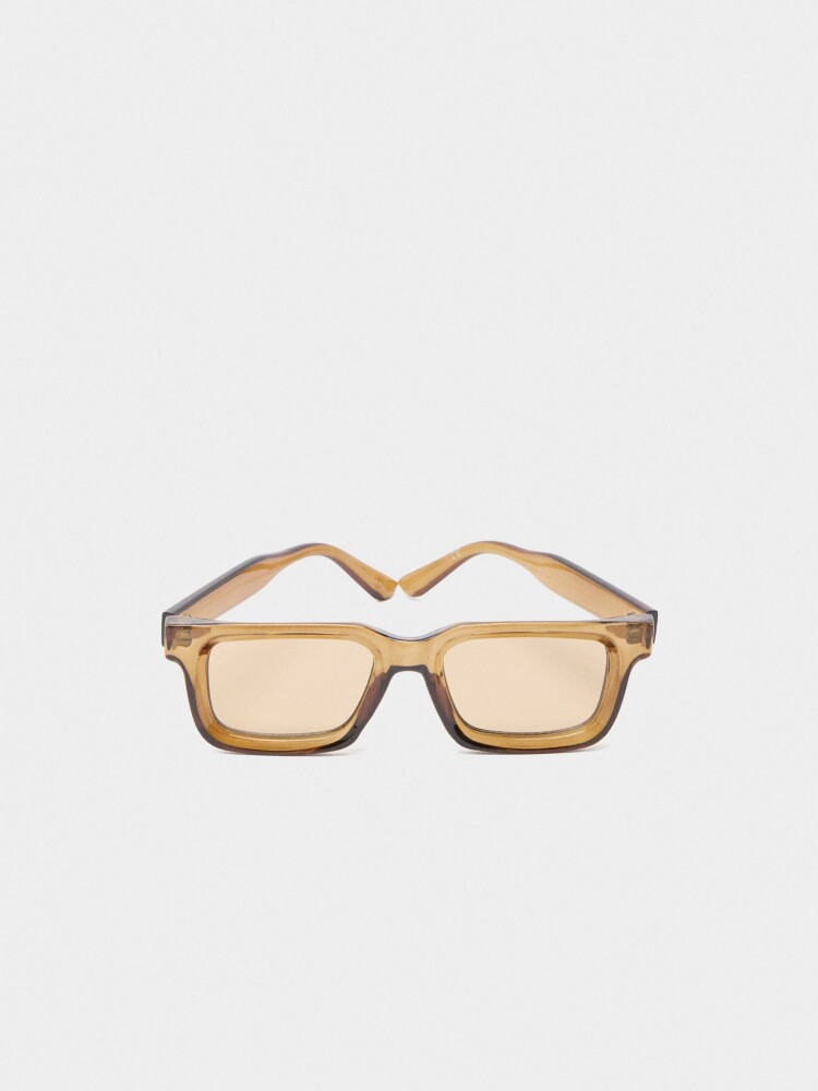 Gafas De Sol Cuadradas marron