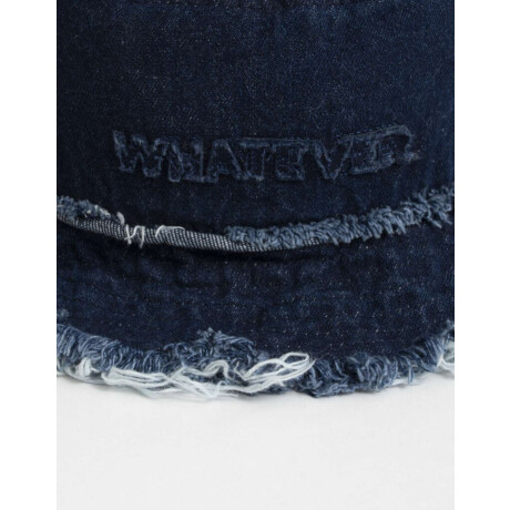 Piluso Denim Desflecado Azul Gastado