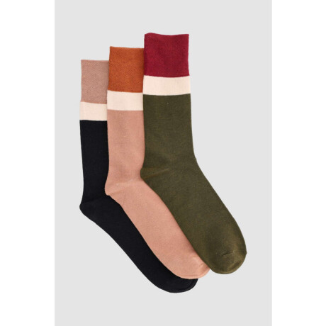 Pack x3 medias puño con sujecion suave Variante 27