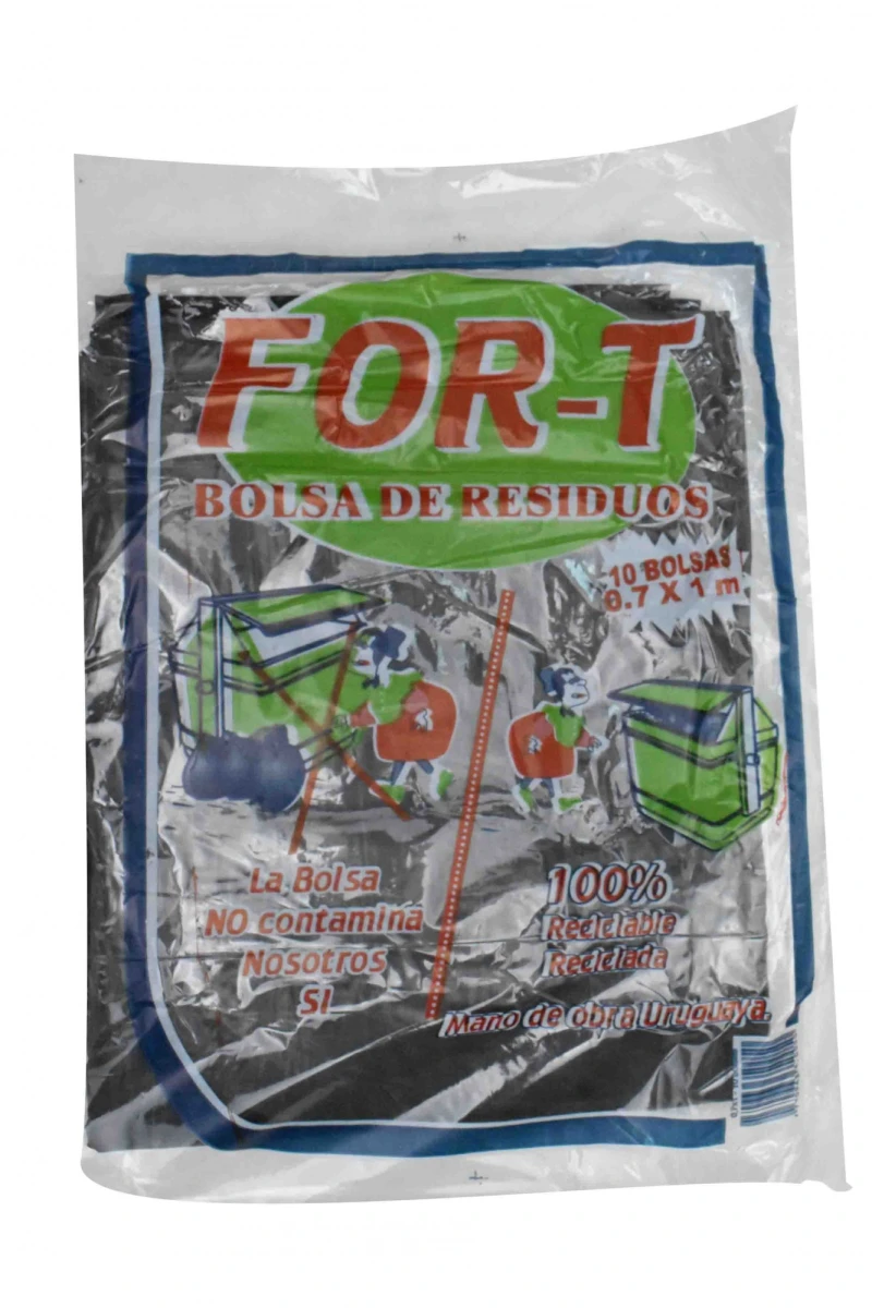 BOLSAS PARA RESIDUOS FOR T 70CMX1MT 10 UNID 