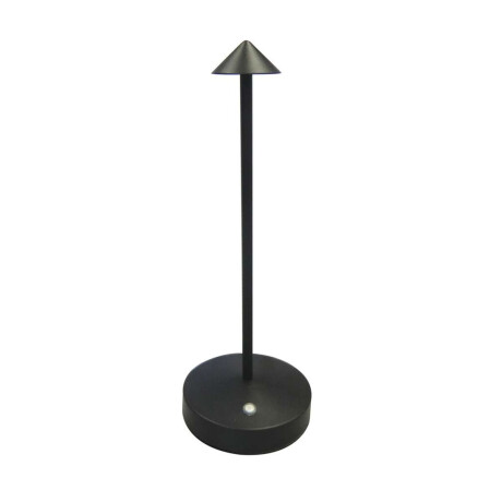 Lampara LED Recargable Portátil 29 cm Negro
