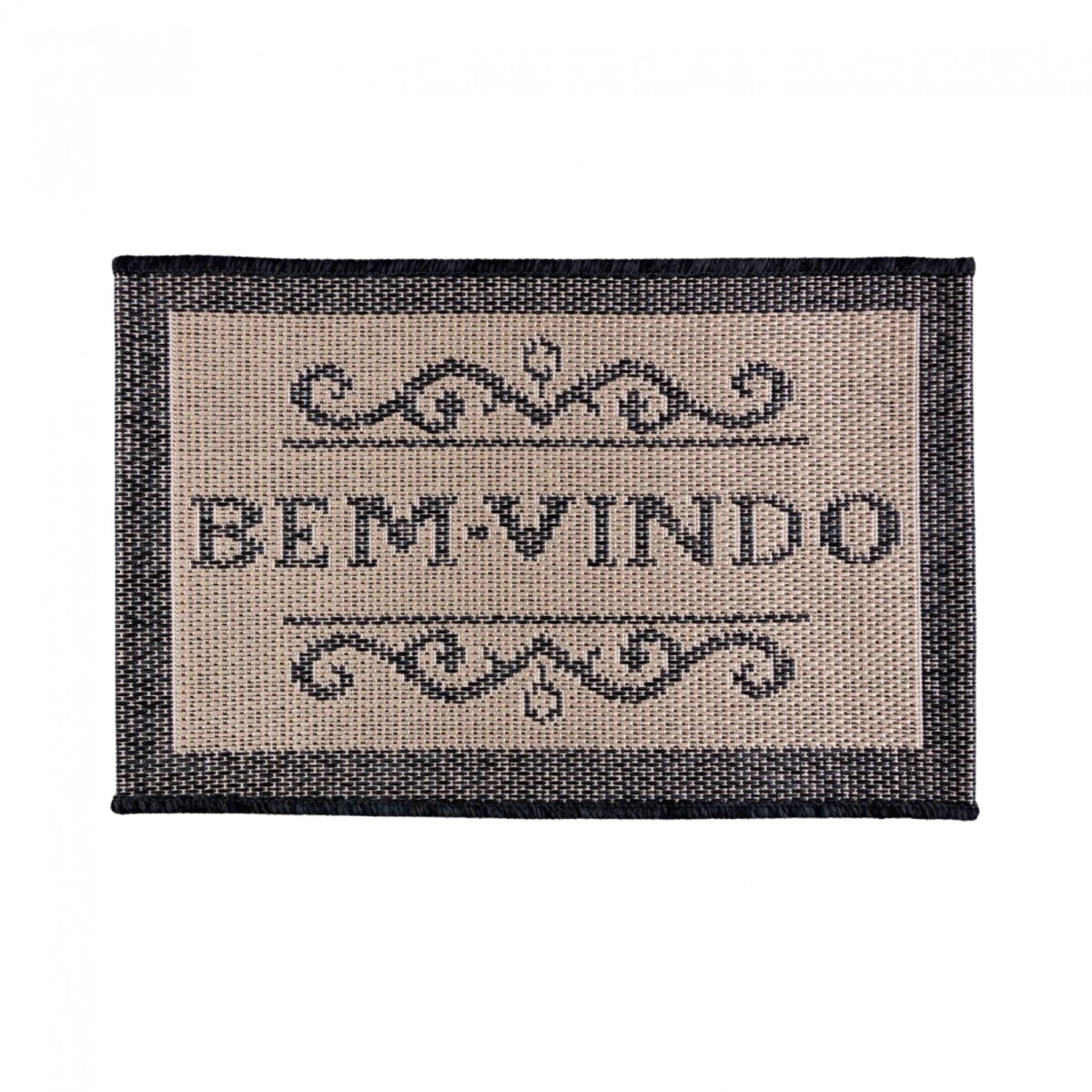 Alfombra Felpudo de Entrada - Eco Nature 40x60 cm - Marrón Oscuro 