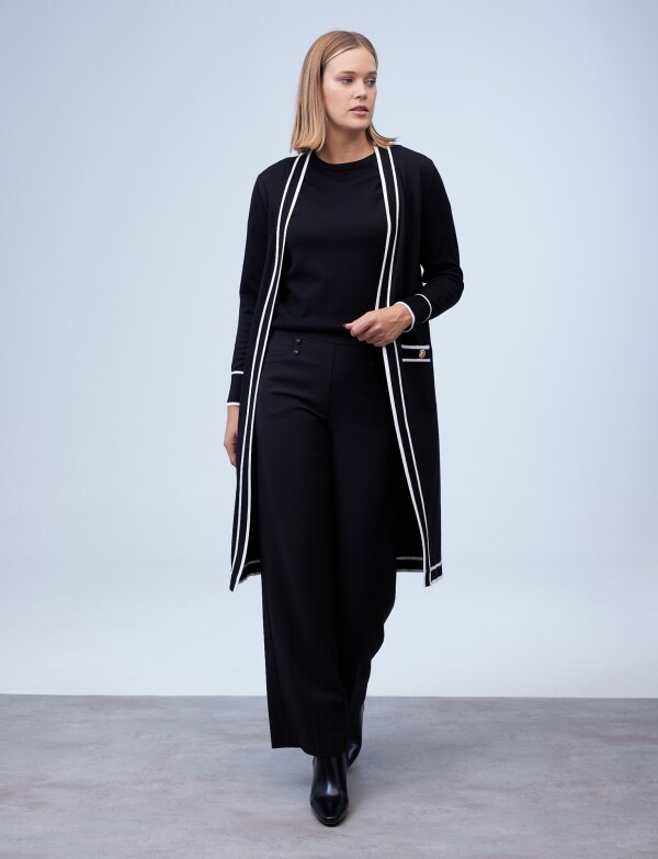 Cardigan Largo NEGRO