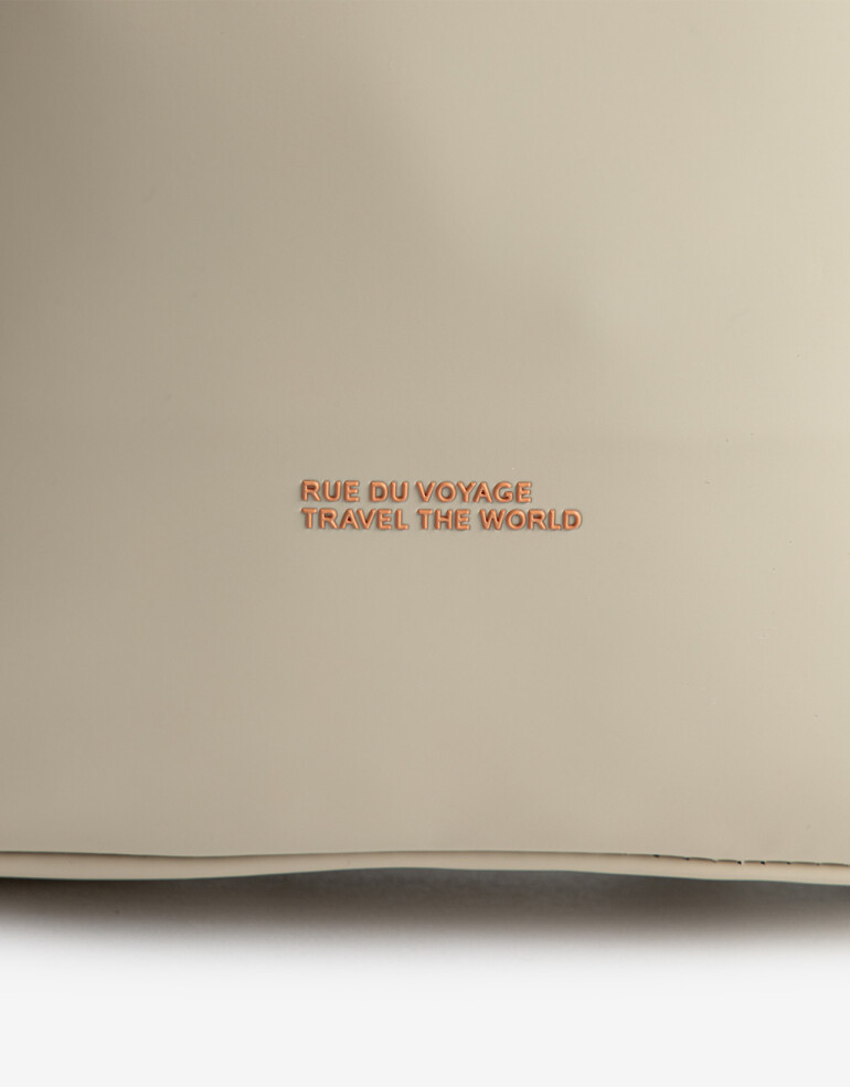 Portanotebook Mochila Portanotebook De Viaje Rue Du Voyage - Blanco Crudo