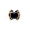 Anillo Ónix facetado-Plata y oro-Piedra Ónix-AN5928 conpiedra
