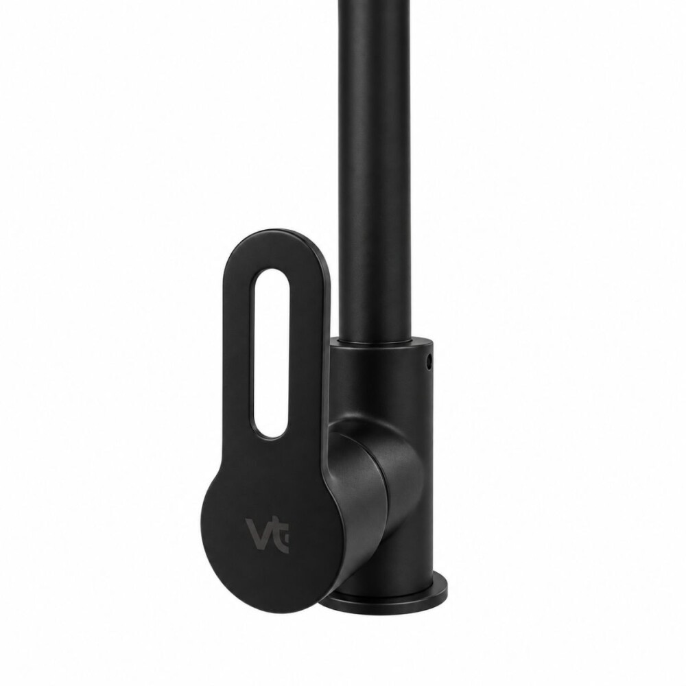 Grifería de Cocina Monocomando de Mesada Noar Pico Alto Negro Mate Grifería De Cocina Monocomando De Mesada Noar Pico Alto Negro Mate