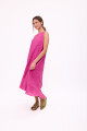 VESTIDO POLK LONG Fucsia