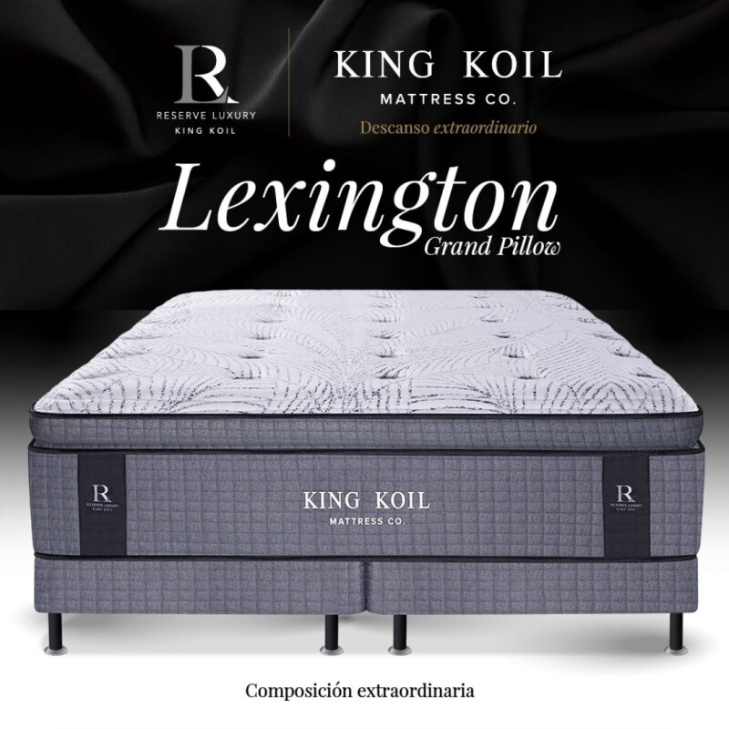 Colchón Lexington Grand Pillow con Sommier King 180x200