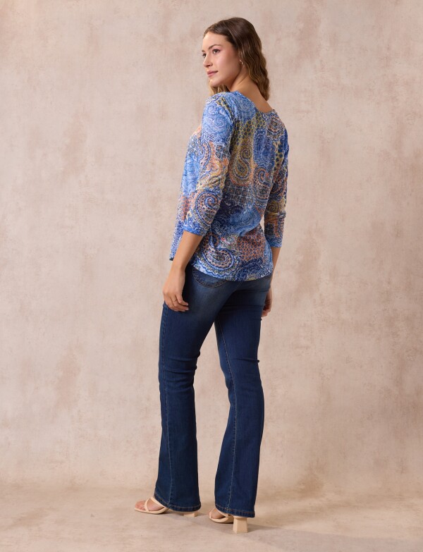 Blusa Calada AZUL/MULTI