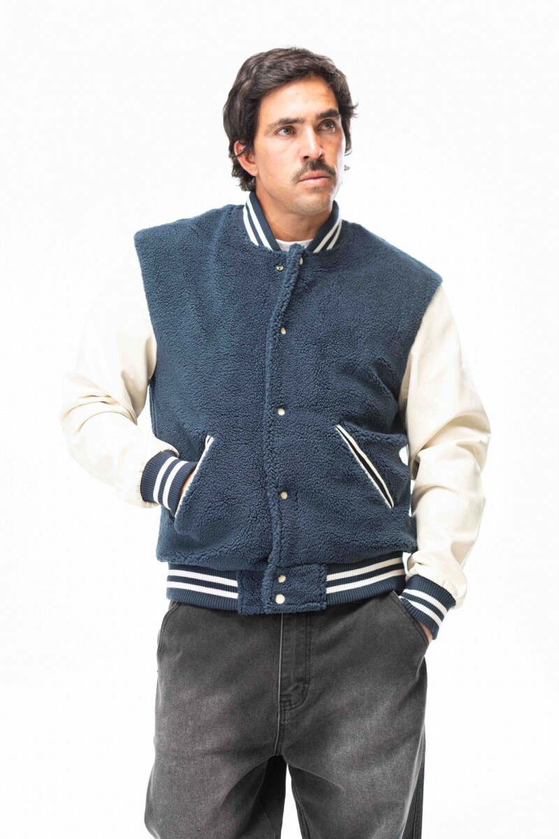 Campera PELUCHE AZUL