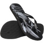 Sandalias Havaianas Aloha Hombre Negro/Negro/Gris