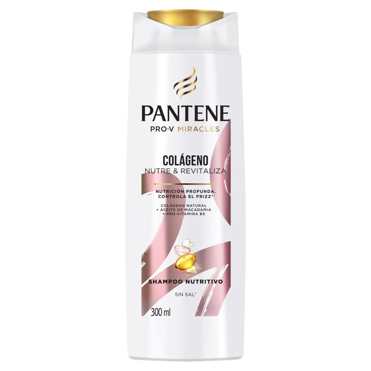 Shampoo Pantene Colágeno Nutre & Revitaliza - 300 ML 
